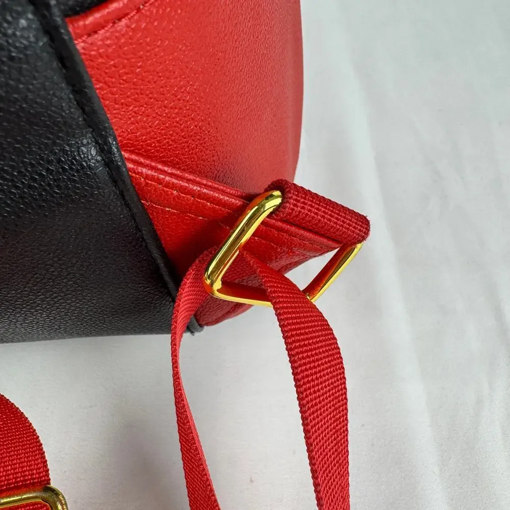 Disney Dani Nicole Mickey Mouse Mini Backpack Bag‎ Red Black Yellow Purse